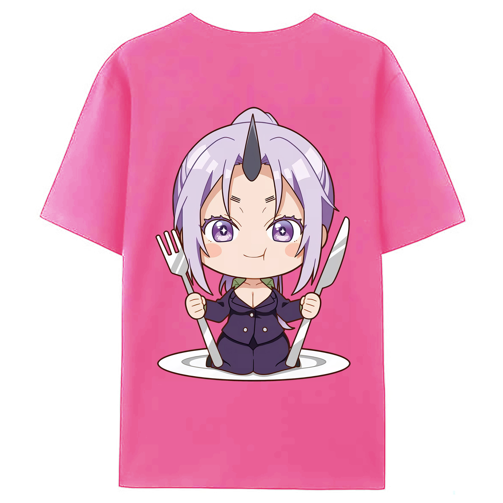 （画像用） 転スラ Regarding Reincarnated to Slime レディース半袖Tシャツ(バックプリント)
